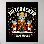 Poster Nutcracker Team Mouse Christmas Ballet Gift Merry (Devant)