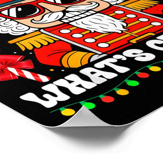 Poster Nutcracker What's Crackin Funny Christmas Men Wome (Coin)