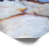 Poster Nuthatch à poitrine rouge Peinture d'art original  (Coin)