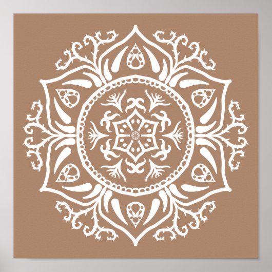 Poster Nutmeg Mandala (Devant)