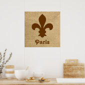 Poster Nutmeg Parisien Moods Fleur de Lys (Cuisine)