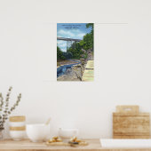 Poster NY Central RR Bridge, l'échelle de Jacob (Cuisine)