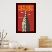 Poster NY, NY 3-Poster (Cuisine)