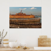 Poster NY, NY - Le ferry de Staten Island (Cuisine)