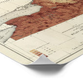 Poster NY pluviométrie, population, altitude, température (Coin)