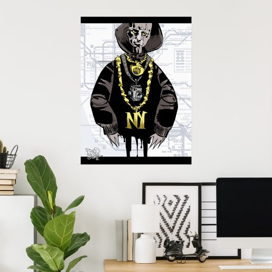 Poster NY Print/Poster (Bureau à domicile)