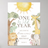 Poster Nyala Safari Animaux Une année sauvage Premier ann (Devant)