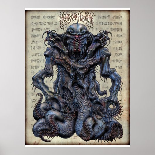 Poster Nyarlathotep non orné 18x24 (Devant)