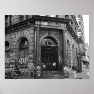 Poster NYC, 2003 bâtiment abandonné