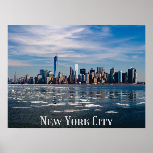 Poster NYC - New York City Skyline | Belle Grosse Pomme (Devant)