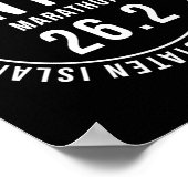 Poster Nyc New York Souvenir Marathon Runner _1  (Coin)