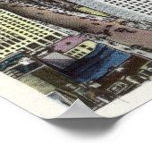 Poster NYC, New YorkVue extérieure du Chrysler (Coin)