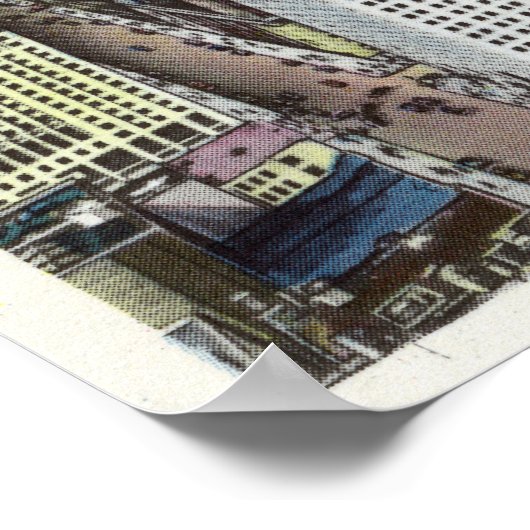 Poster NYC, New YorkVue extérieure du Chrysler (Coin)