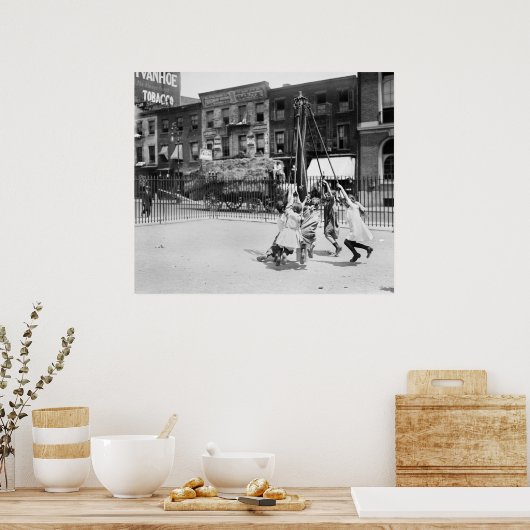 Poster NYC Playground : 1910 (Cuisine)