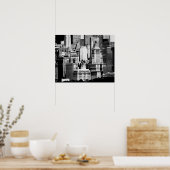 Poster NYC Skyline IX (Cuisine)