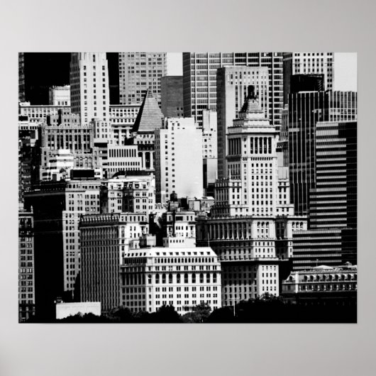Poster NYC Skyline IX (Devant)
