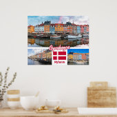 Poster Nyhavn Copenhagen Danemark (Cuisine)