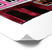 Poster NYHAVN Copenhagen Watercolor Art Travel (Coin)