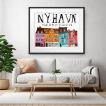 Poster NYHAVN Kobenhavn Watercolor Art Travel<br><div class="desc">Ajoutez votre propre texte, changez aussi la couleur arrière - plan. Sélectionnez la taille de l'impression à l'aide du menu déroulant ci-dessus, et vous pouvez cliquer sur le bouton "modifier la conception" pour customiser l'illustration pour qu'elle s'adapte à n'importe quelle taille de papier. Achetez une simple affiche ou une version...</div>