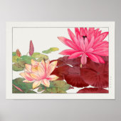 Poster Nymphaea lotus, Floral (Devant)