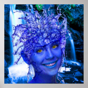 Poster Nymphe hydrique