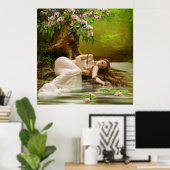 Poster Nymphe hydrique (Bureau à domicile)