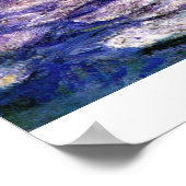 Poster Nymphéas à Giverny par Claude Monet (Coin)