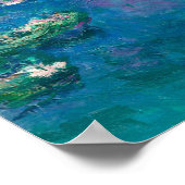 Poster Nymphéas, Claude Monet (Coin)