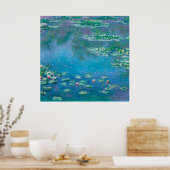 Poster Nymphéas, Claude Monet (Cuisine)