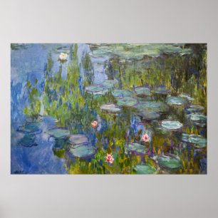 Poster Nymphéas de Claude Monet (1915)