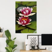 Poster Nymphéas hybrides (Bureau à domicile)