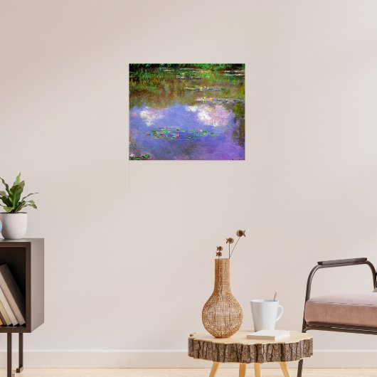 Poster Nymphéas, Les Nuages, (Salon 3)