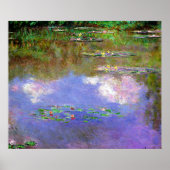 Poster Nymphéas, Les Nuages, (Devant)