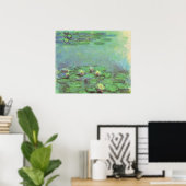 Poster Nymphéas par Claude Monet, Impressionnisme Vintage (Bureau à domicile)