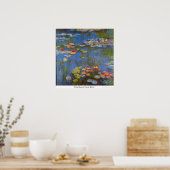 Poster Nymphéologie par Claude Monet (Cuisine)