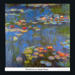 Poster Nymphéologie par Claude Monet<br><div class="desc">Ce tableau intitulé Waterllies de Claude Monet est réalisé par le célèbre artiste Claude Monet. A propos de Claude Monet Claude Monet a été le fondateur du style de peinture impressionniste français ; Waterlillies par Claude Monet le praticien le plus cohérent et le plus prolifique de la philosophie du mouvement...</div>