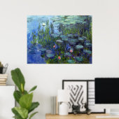 Poster Nymphes, Claude Monet (Bureau à domicile)