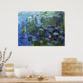 Poster Nymphes, Claude Monet (Cuisine)