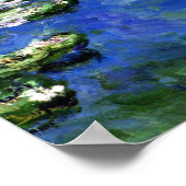 Poster Nymphes, Claude Monet (Coin)