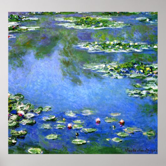 Poster Nymphes, Claude Monet (Devant)