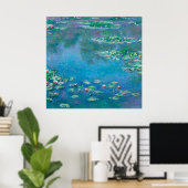 Poster Nymphes, Claude Monet (Bureau à domicile)