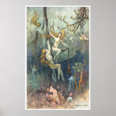 Poster Nymphes de mer Imprimer Par Warwick Goble (Devant)