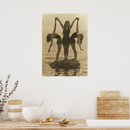 Poster Nymphes d'eau (Cuisine)