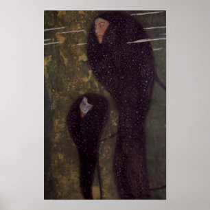 Poster Nymphes d'eau (Poisson d'argent) — Gustav Klimt
