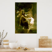 Poster Nymphes et Satyr par William Adolphe Bouguereau (Cuisine)