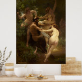 Poster Nymphes et Satyr par William-Adolphe Bouguereau (Cuisine)
