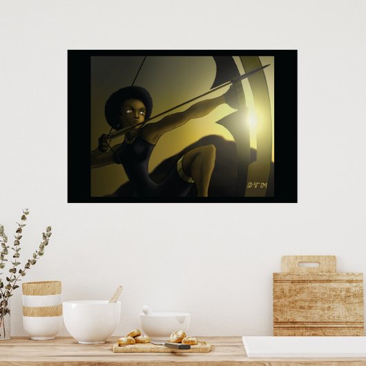 Poster Nzinga Queen Archer (Cuisine)