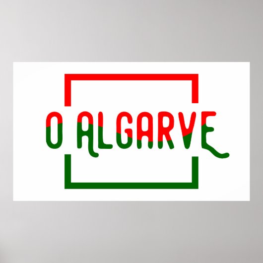 Poster O Algarve (Devant)