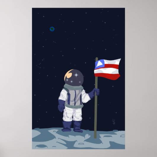 Poster O astronauta (Devant)