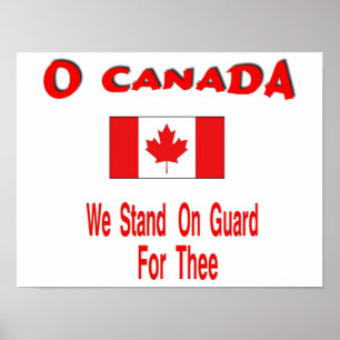 Poster O Canada, jour du Canada